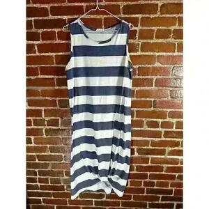 ee:some blue and white striped dress, Womens Size Medium